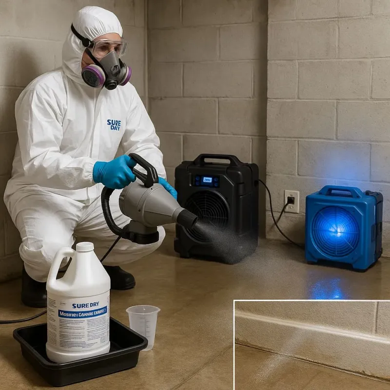 Sanitization and Odor Removal process in West Bay Shore, NY