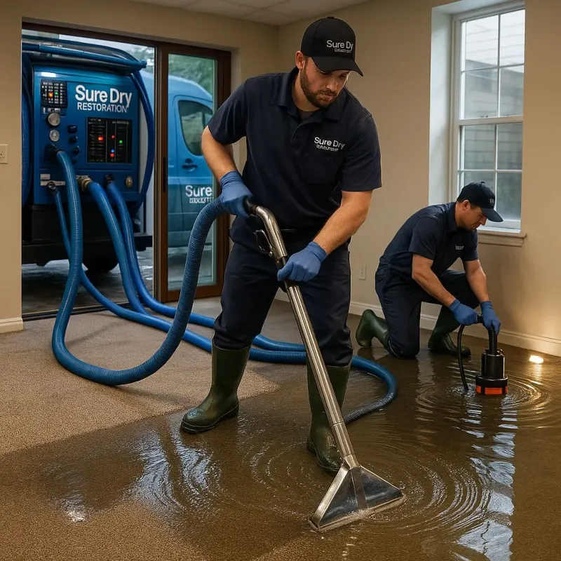 Water Extraction and Removal process in West Bay Shore, NY